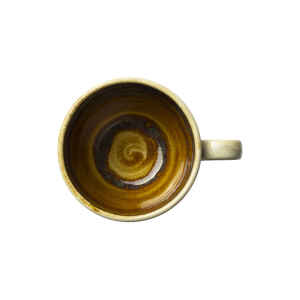 Aurora Vesuvius Amber Liv Ceramic Cup 230ml (8oz) - Pack of 12
