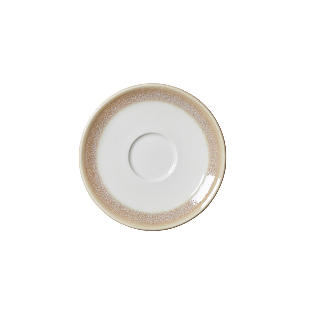 Revolution Edge Sandstone Ceramic Liv Saucer - Pack of 12