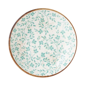 Flora Aqua Round Ceramic Coupe Bowl - Pack of 12