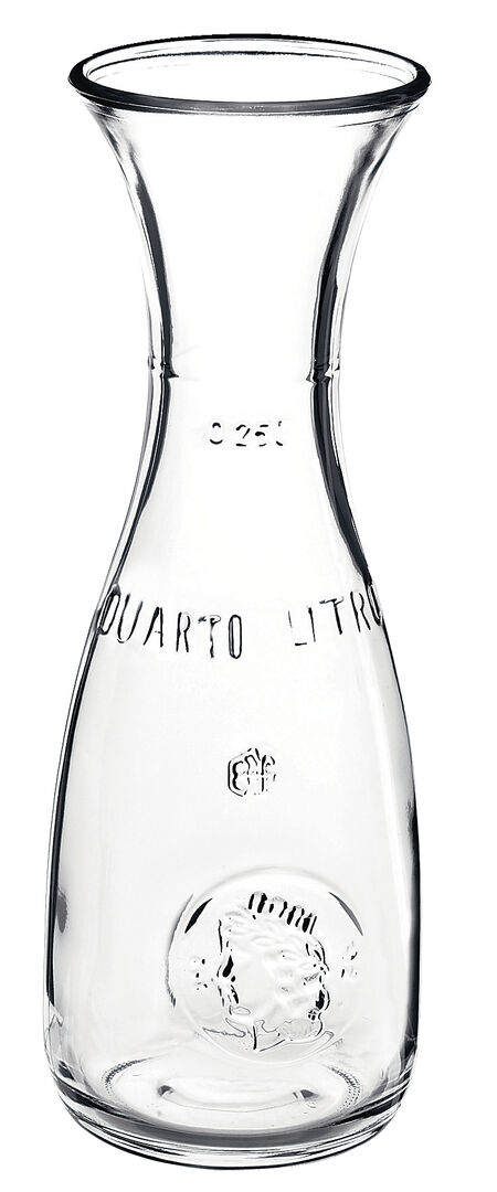 Misura PZ Clear Glass Water Jugs - Pack of 12