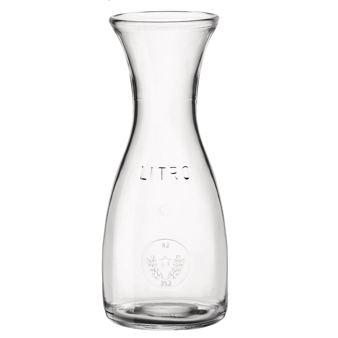 Misura PZ Clear Glass Water Jugs 960ml (34oz) - Pack of 6