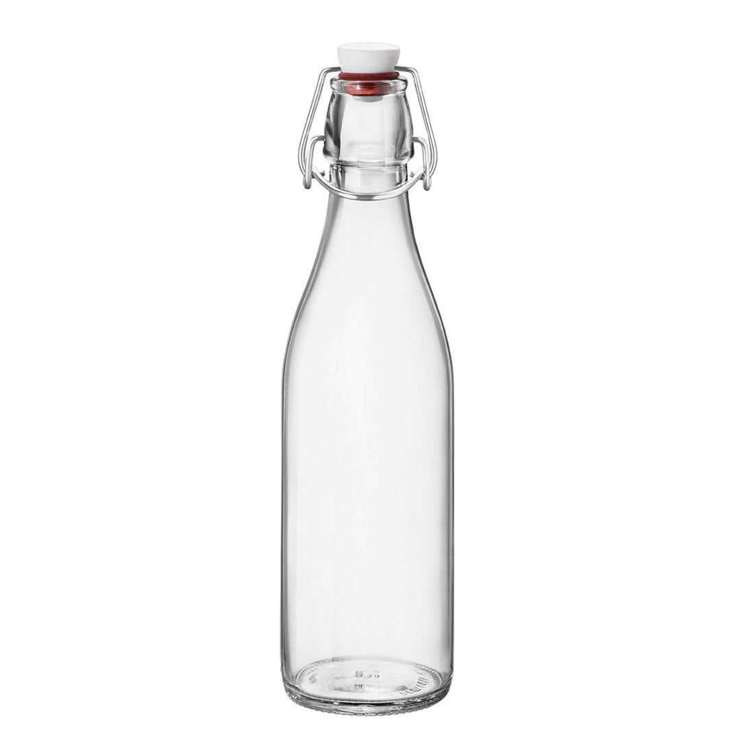 Oxford Clear Glass Giara Bottles 480ml (17oz) - Pack of 12
