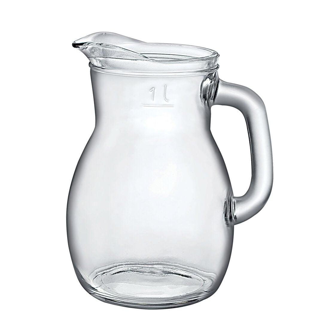 Clear Bistrot Glass Water Jugs - Pack of 12