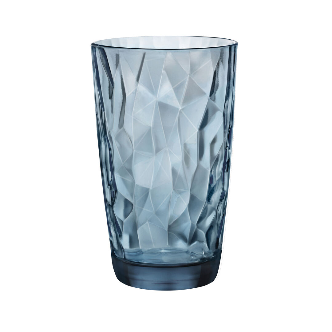 Diamond Ocean Blue Cooler Tumblers 470ml (16oz) - Pack of 6