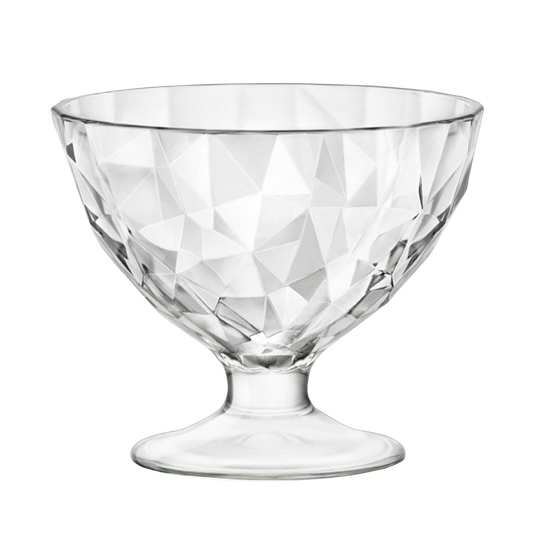 Diamond Clear Dessert Glasses 360ml (12oz) - Pack of 6