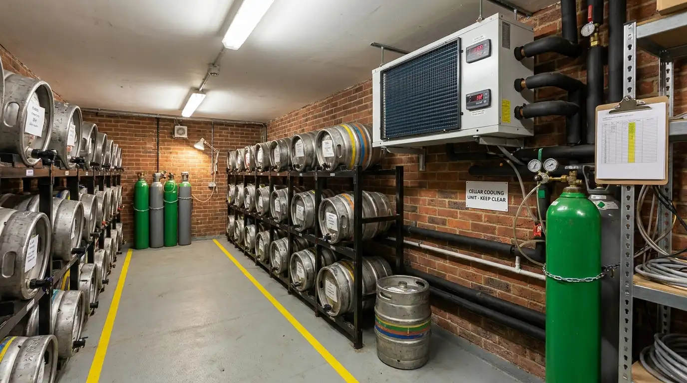 Commercial Bar Cellar Management Setup