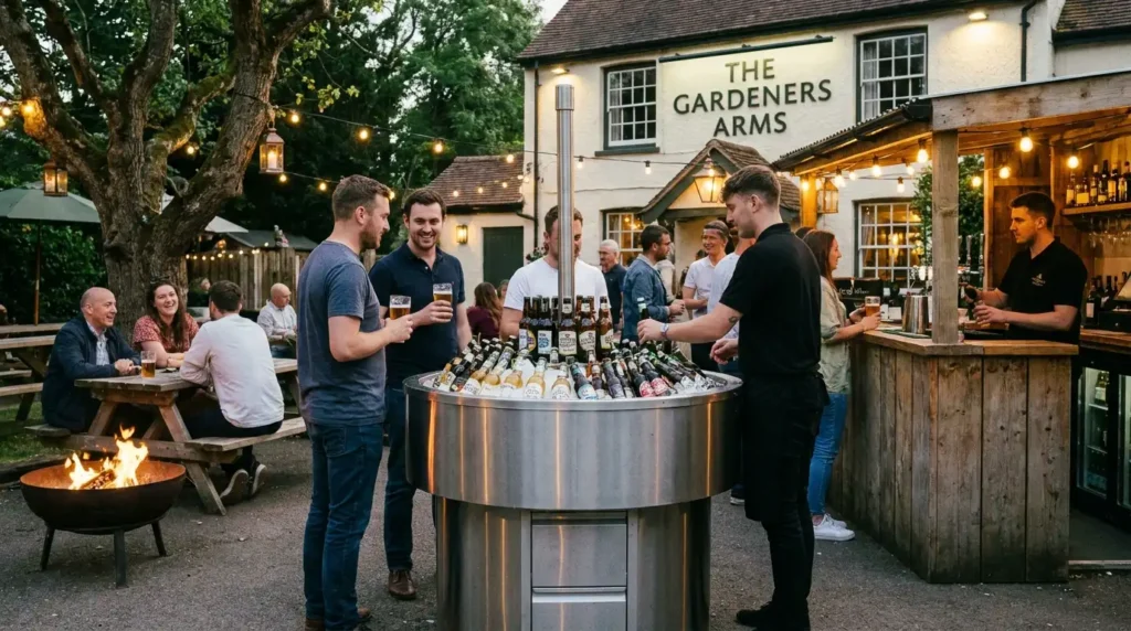 Ice Buckets and Stands for Bars: What to Choose and Why It Matters (2026) 5 Outdoor Ice Bucket Setup for Beer Garden Service supermeta