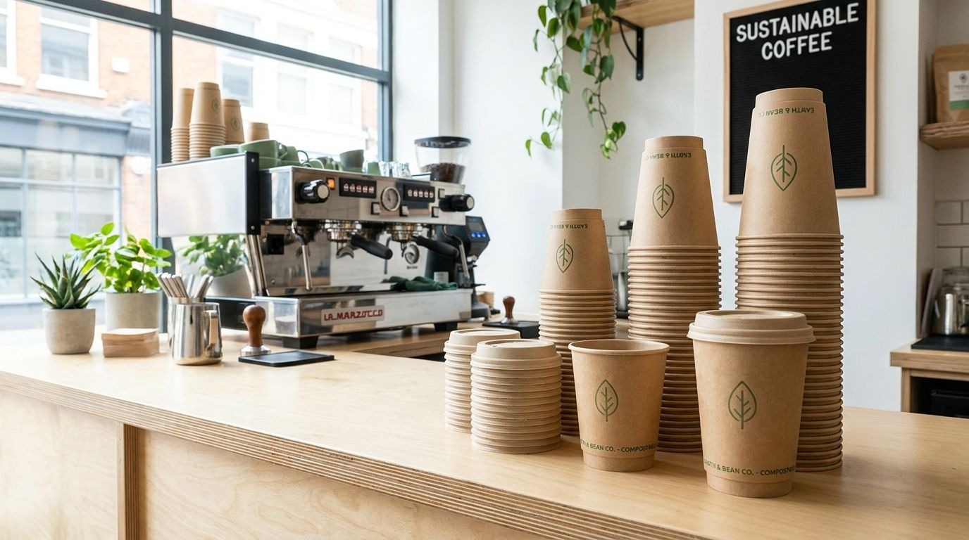 Compostable Paper Cups UK 2026: Are They Really Better for Your Café?