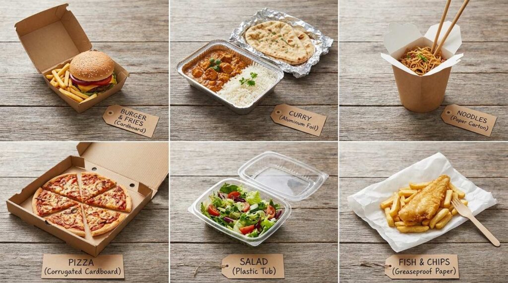 Best takeaway containers for different food types