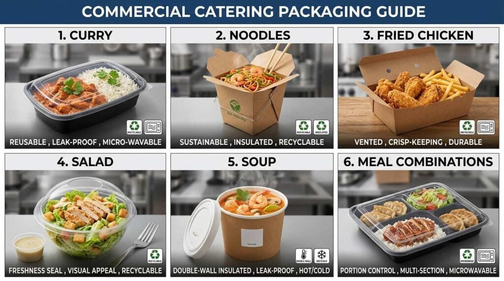 Best takeaway containers for different food types
