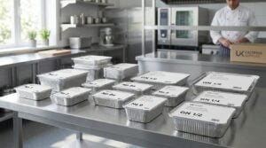 Aluminium foil food containers for catering and takeaway packaging in the UK