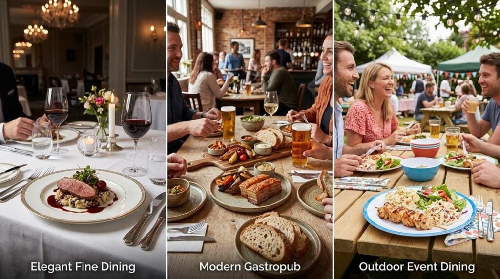 Porcelain vs Stoneware vs Melamine: Which Tableware Lasts Longest in a Busy Restaurant? 2 Restaurant tableware choice by venue type using porcelain stoneware and melamine