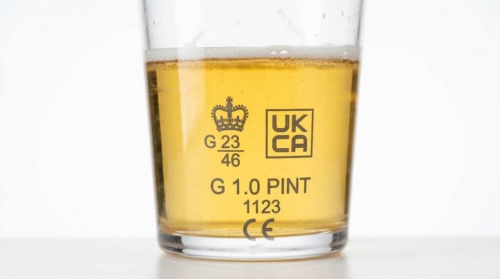 Polycarbonate vs Glass: The Definitive Comparison for Hospitality Venues 4 UKCA marked polycarbonate pint glass for licensed hospitality service